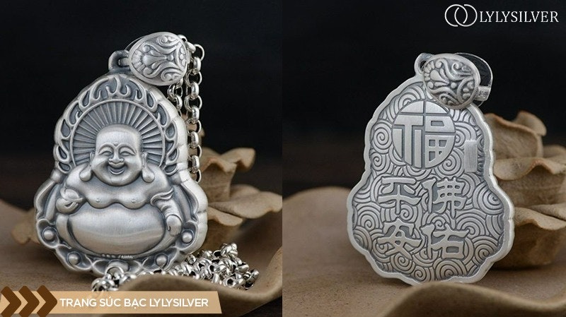 सिल्वर बुद्ध का चेहरा चांदी में media 1