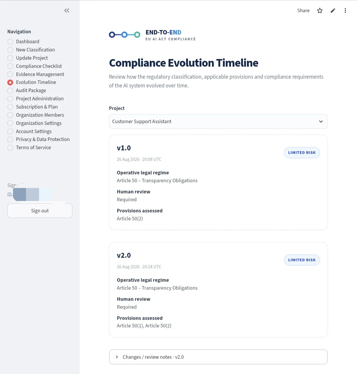 END-TO-END EU AI ACT COMPLIANCE PLATFORM gallery image