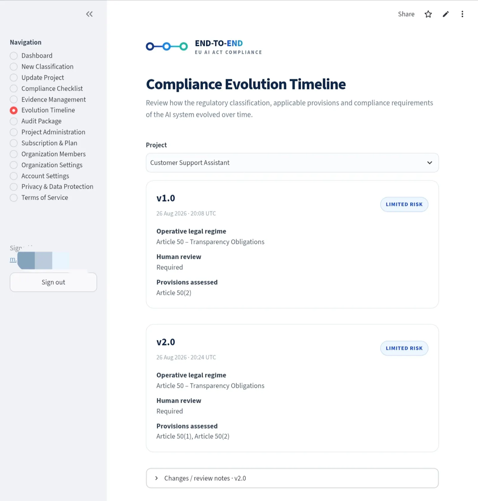 END-TO-END EU AI ACT COMPLIANCE PLATFORM screenshot 3