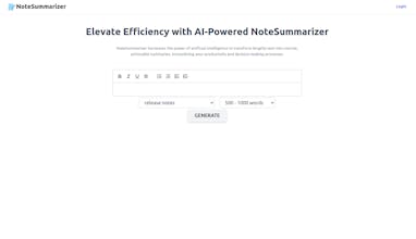 Note Summarizer gallery image