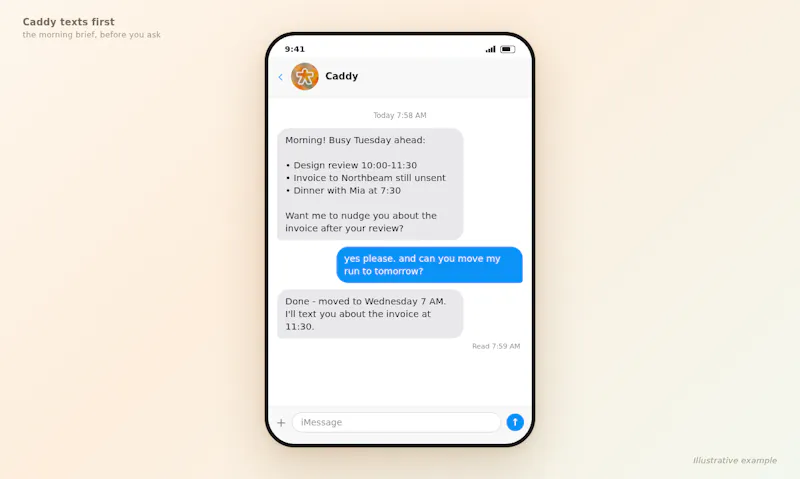 Caddy screenshot 1