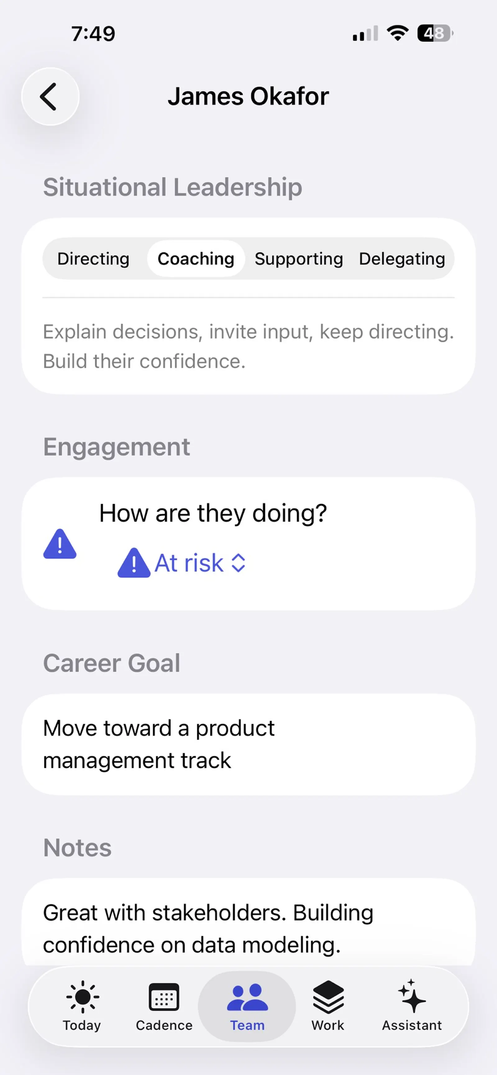 Managers Playbook screenshot 4