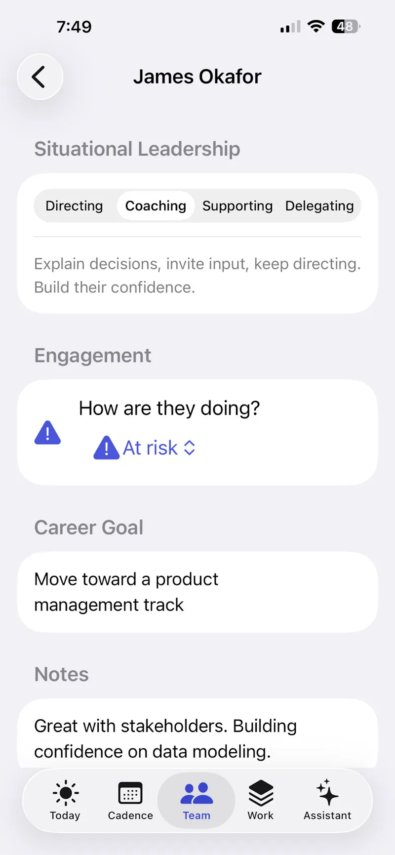 Managers Playbook screenshot 4