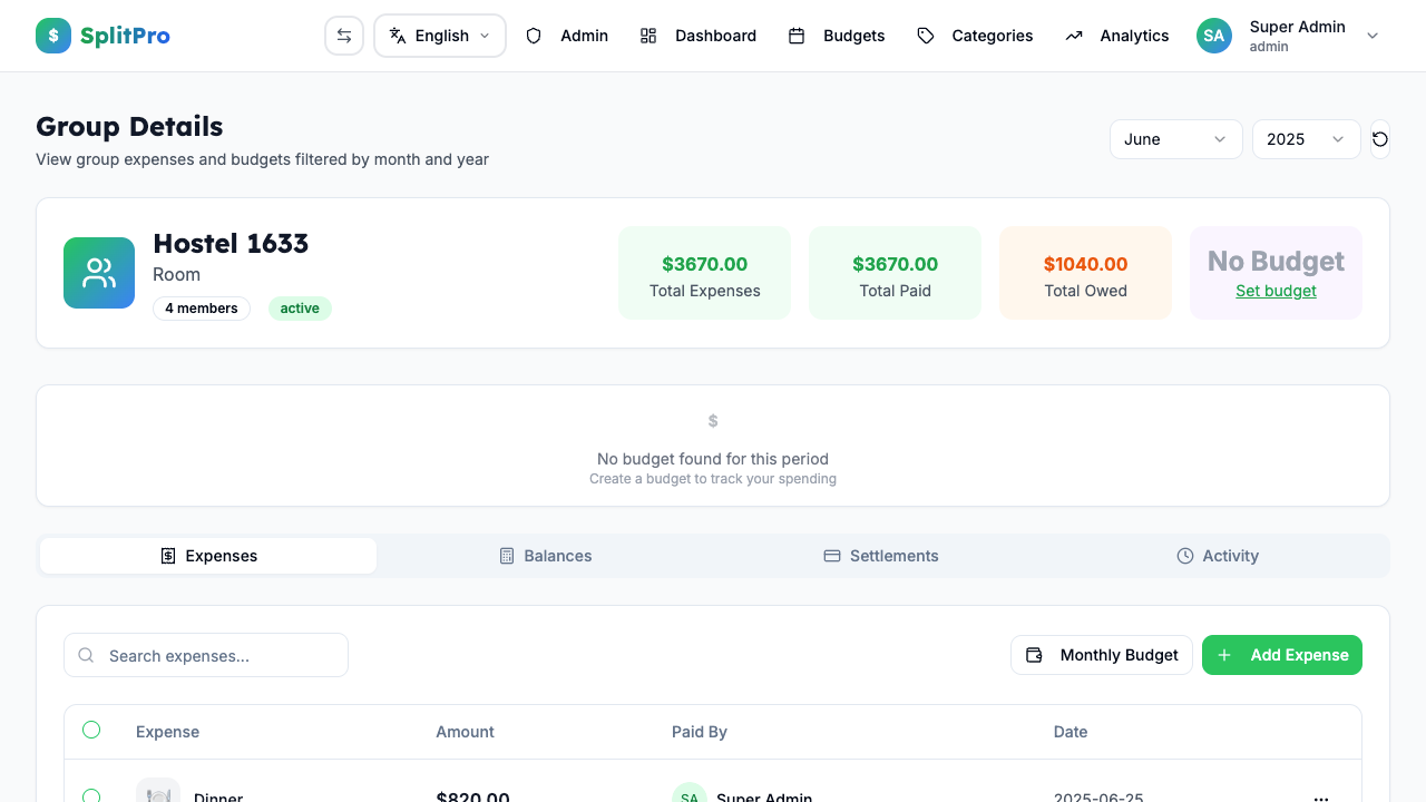 SplitPro - Complete Expense Management gallery image
