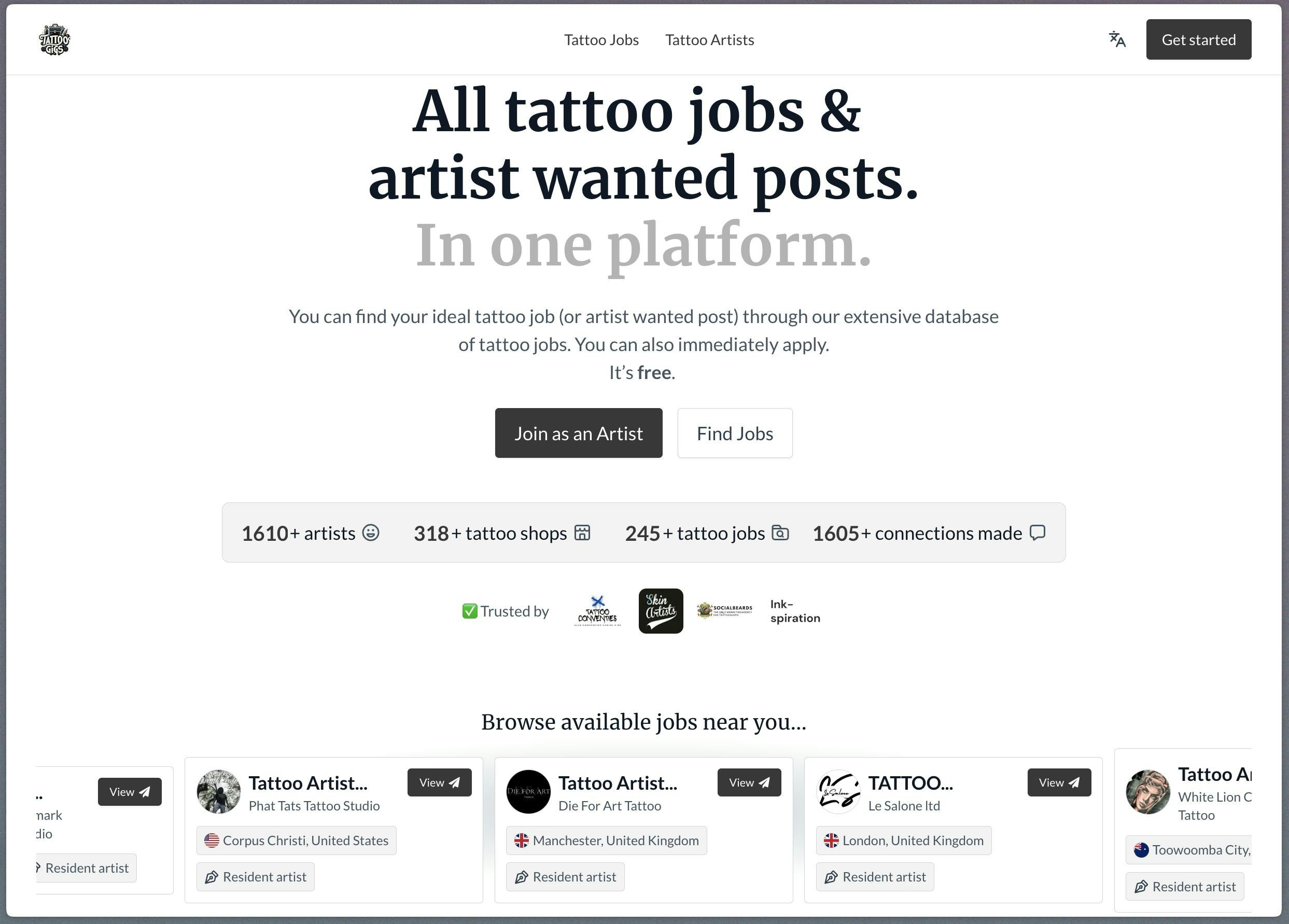 TattooGigs.com media 2