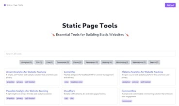 Static Page Tools gallery image