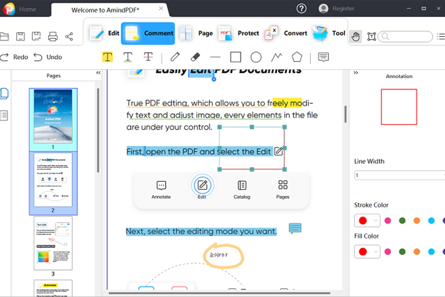 Editor de amindpdf media 2