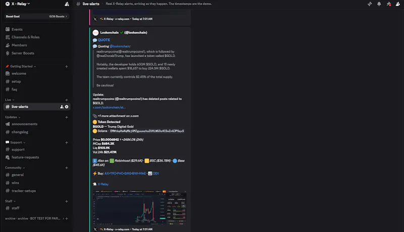 X-Relay — Twitter Tracker screenshot 5