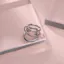 Entwined Silver Ring