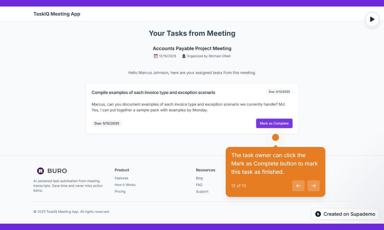 TaskIQ - Meeting tasks by email gallery image