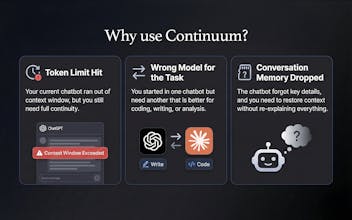Continuum: Export and Import AI Chats gallery image