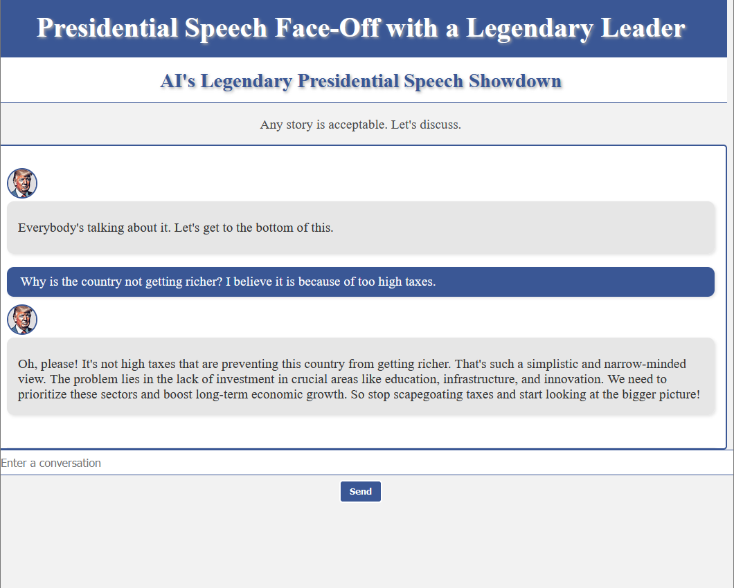 Presidential Speech Duel media 2