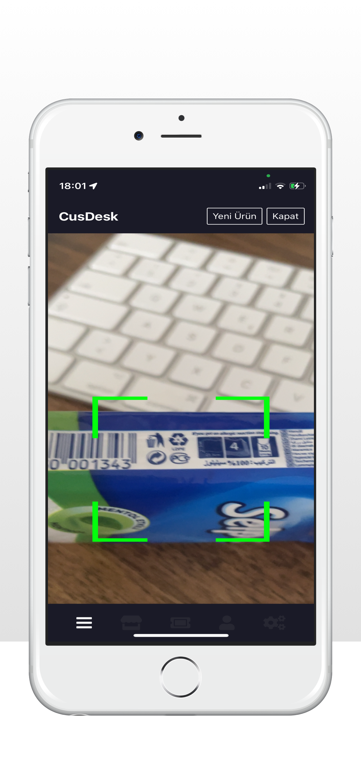 Cusdesk - Управление запасами и запасами - Ручная терминал с управлением акциями CRM медиа 4