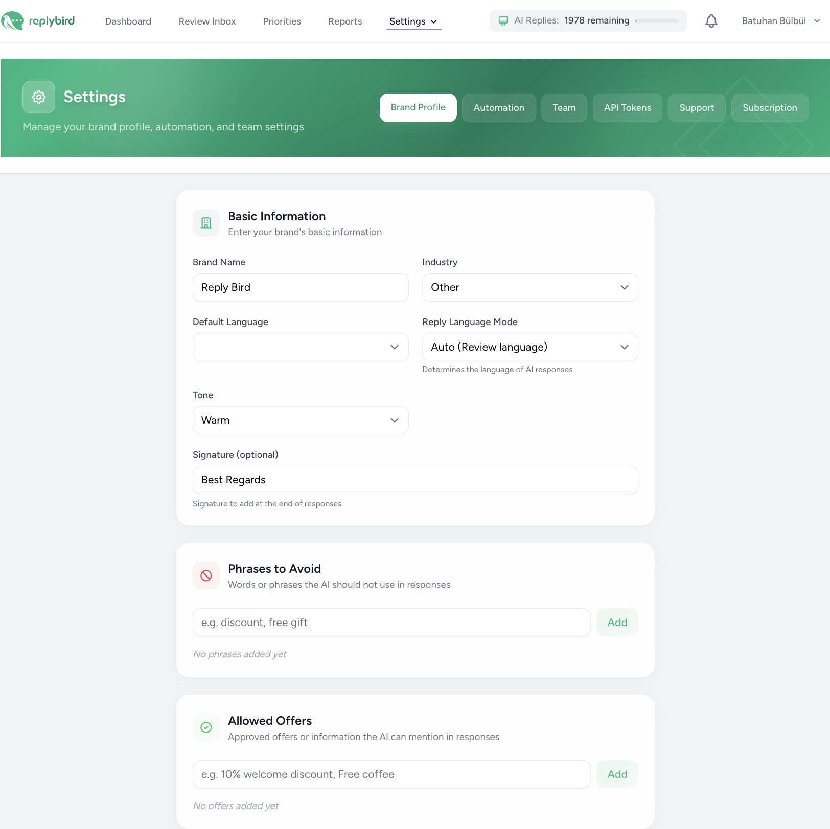 ReplyBird AI gallery image