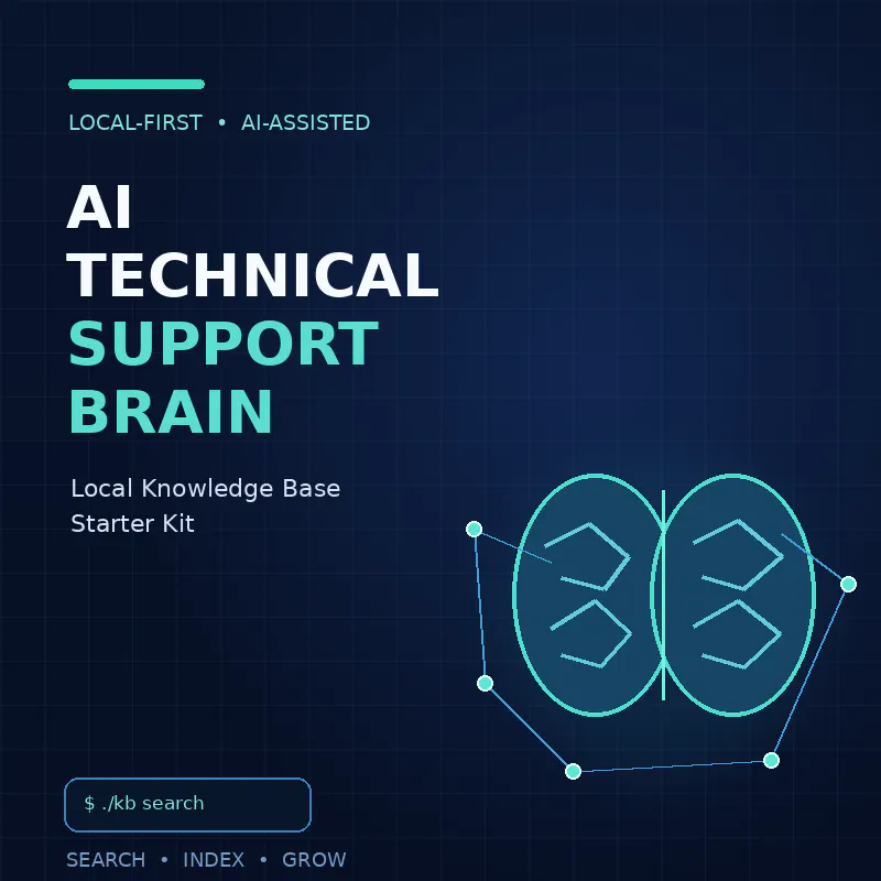 AI Technical Support Brain logo
