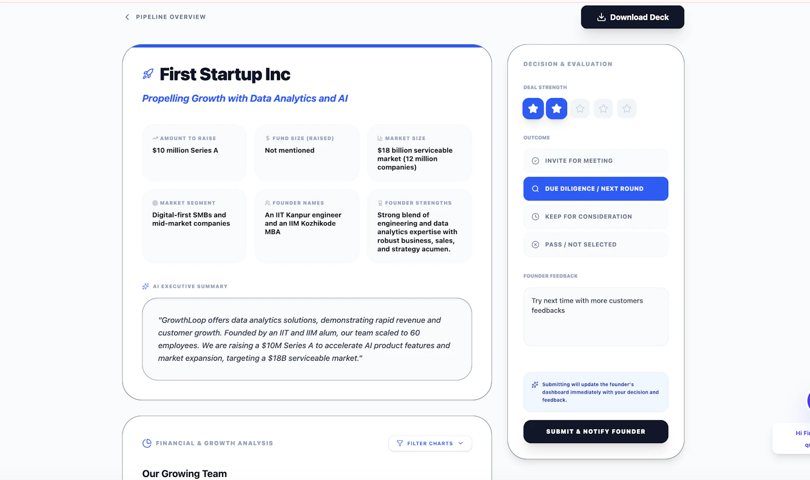 Venture Intake - (Venture Capital CRM) screenshot 4