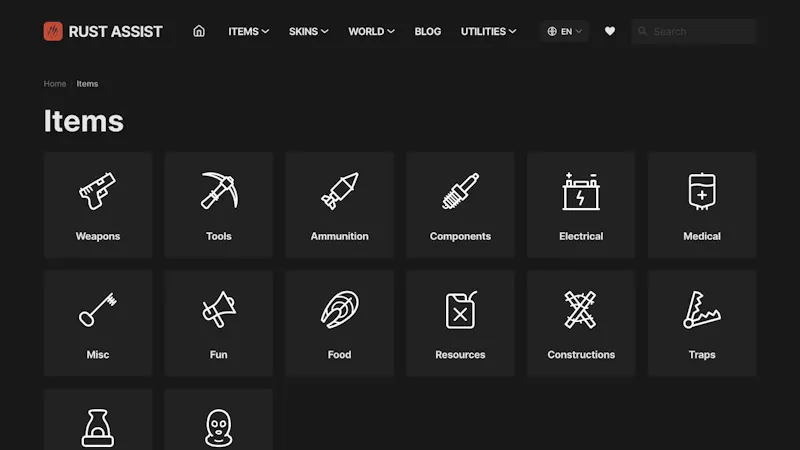 RustAssist screenshot 1