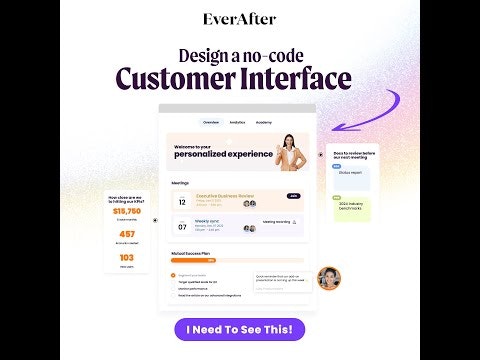 startuptile No-code Customer Interface-Build a layer into your product that helps customers grow