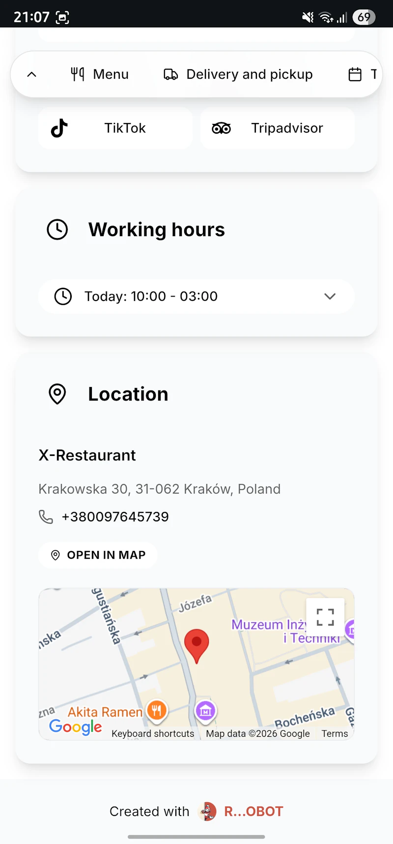 RESTOBOT screenshot 5