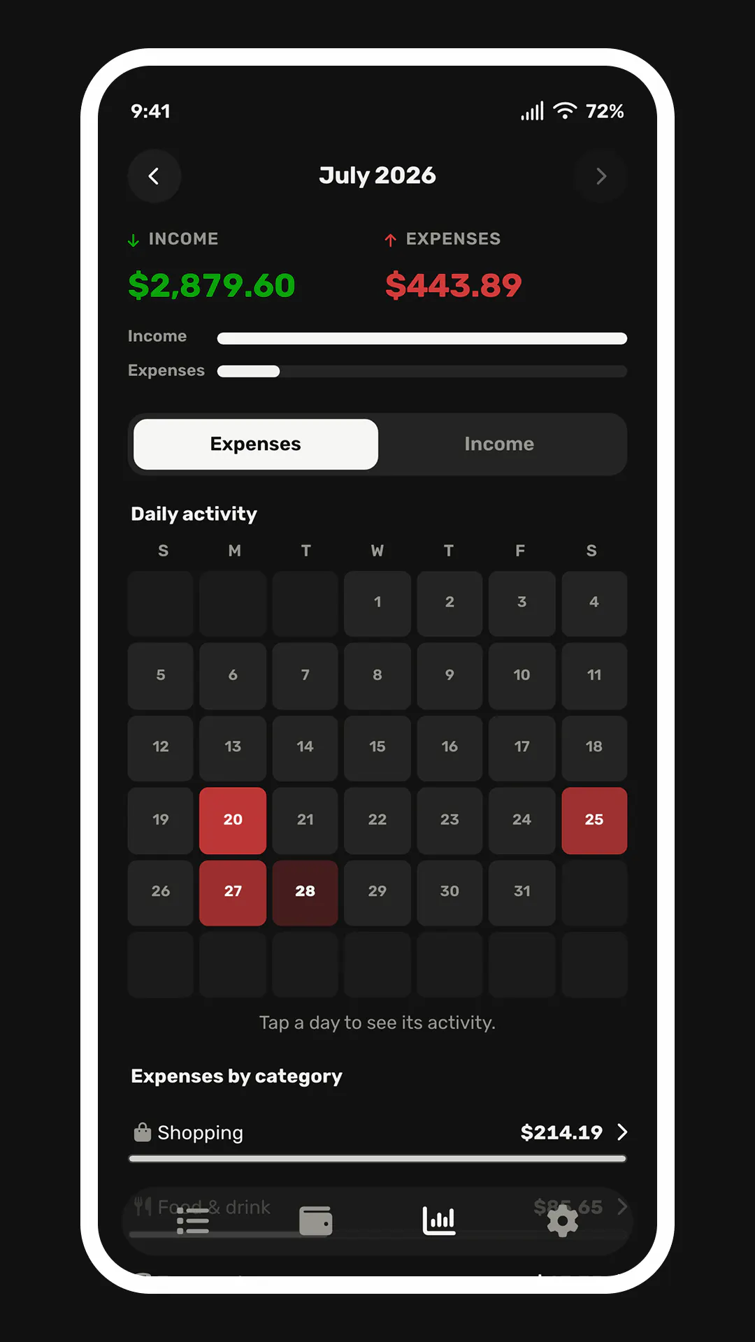 obleek: automatic expense tracker gallery image