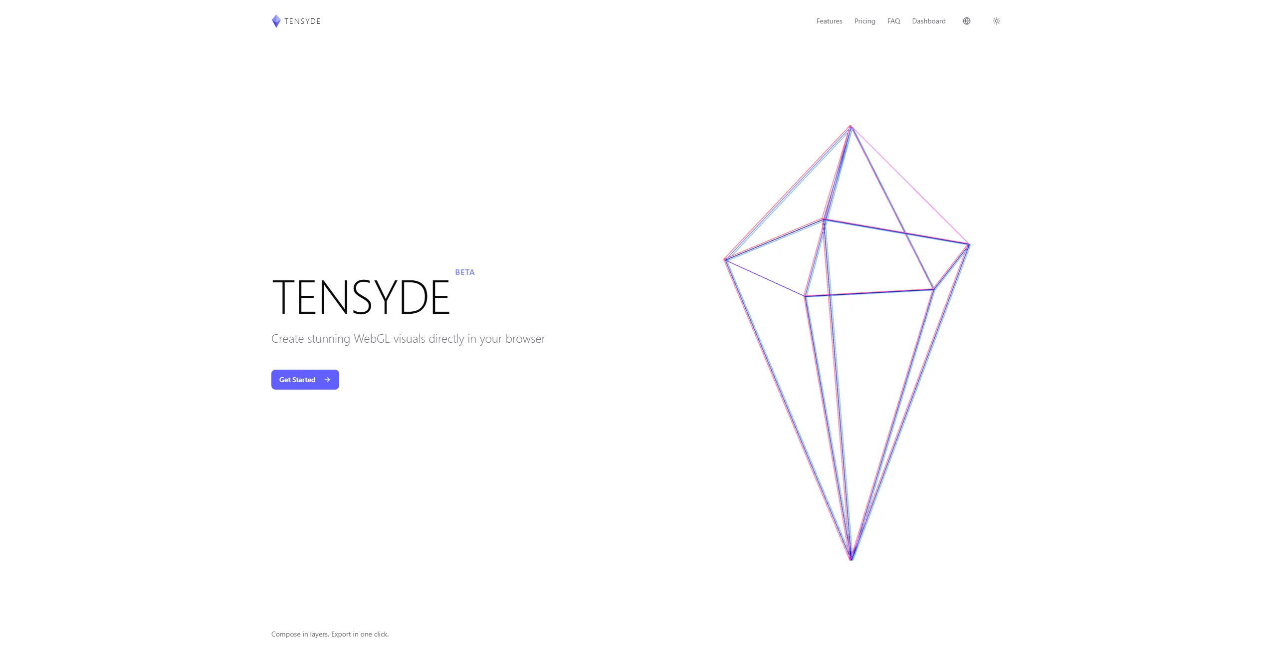 Tensyde のプロダクトバナー