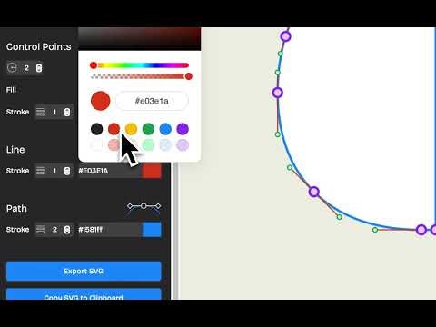 startuptile Bezier Visualizer-a niche product that visualizes Bezier control points 