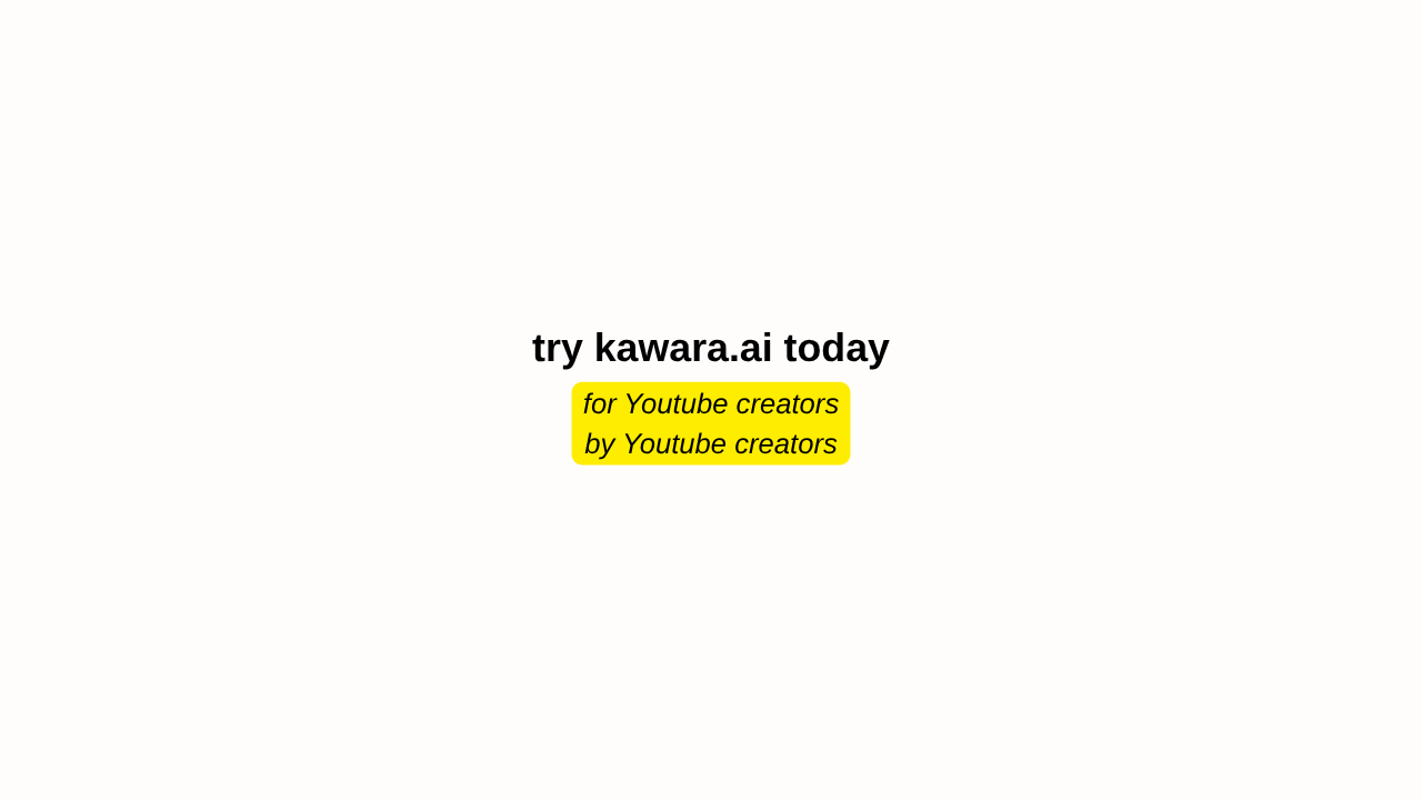Kawara Transformation