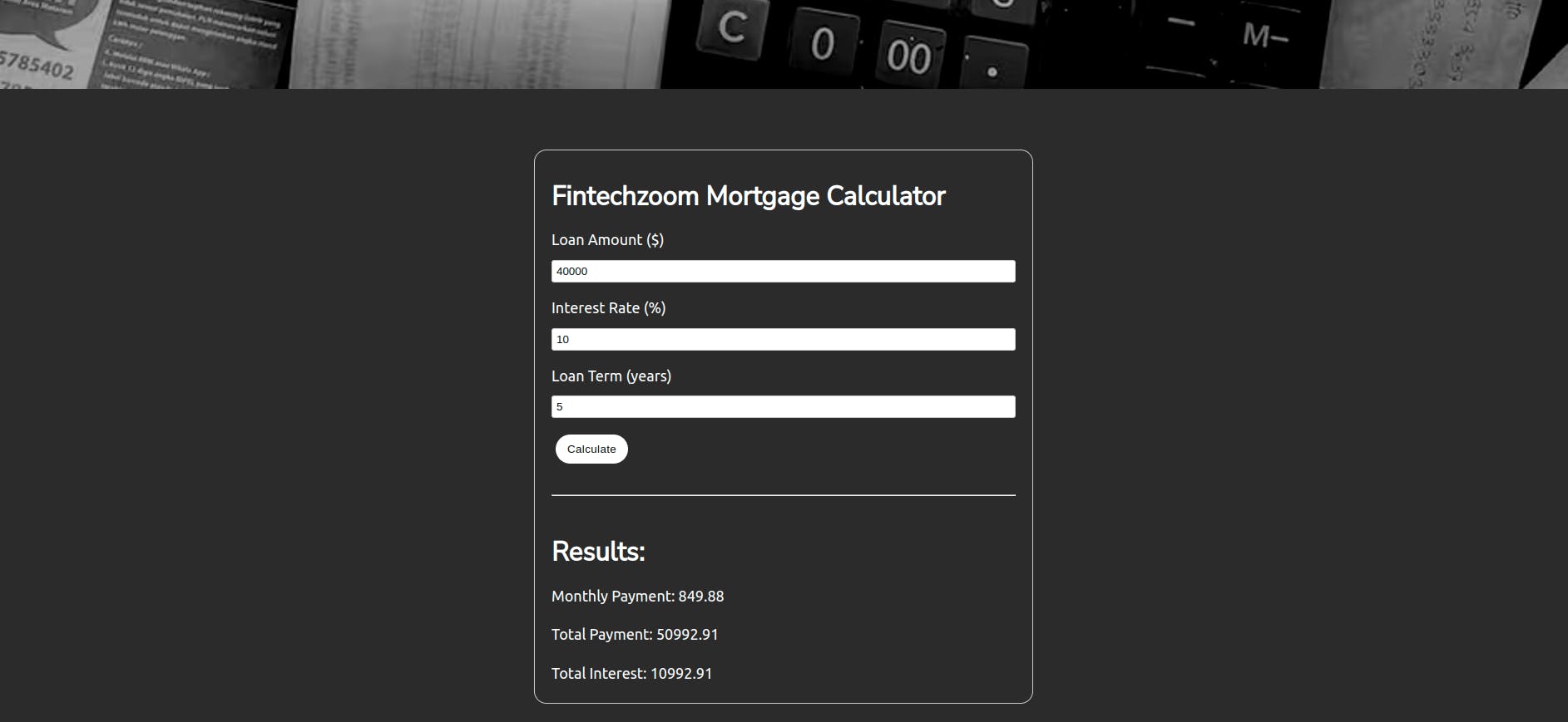 Fintechzoom Mortgage Calculator  media 1