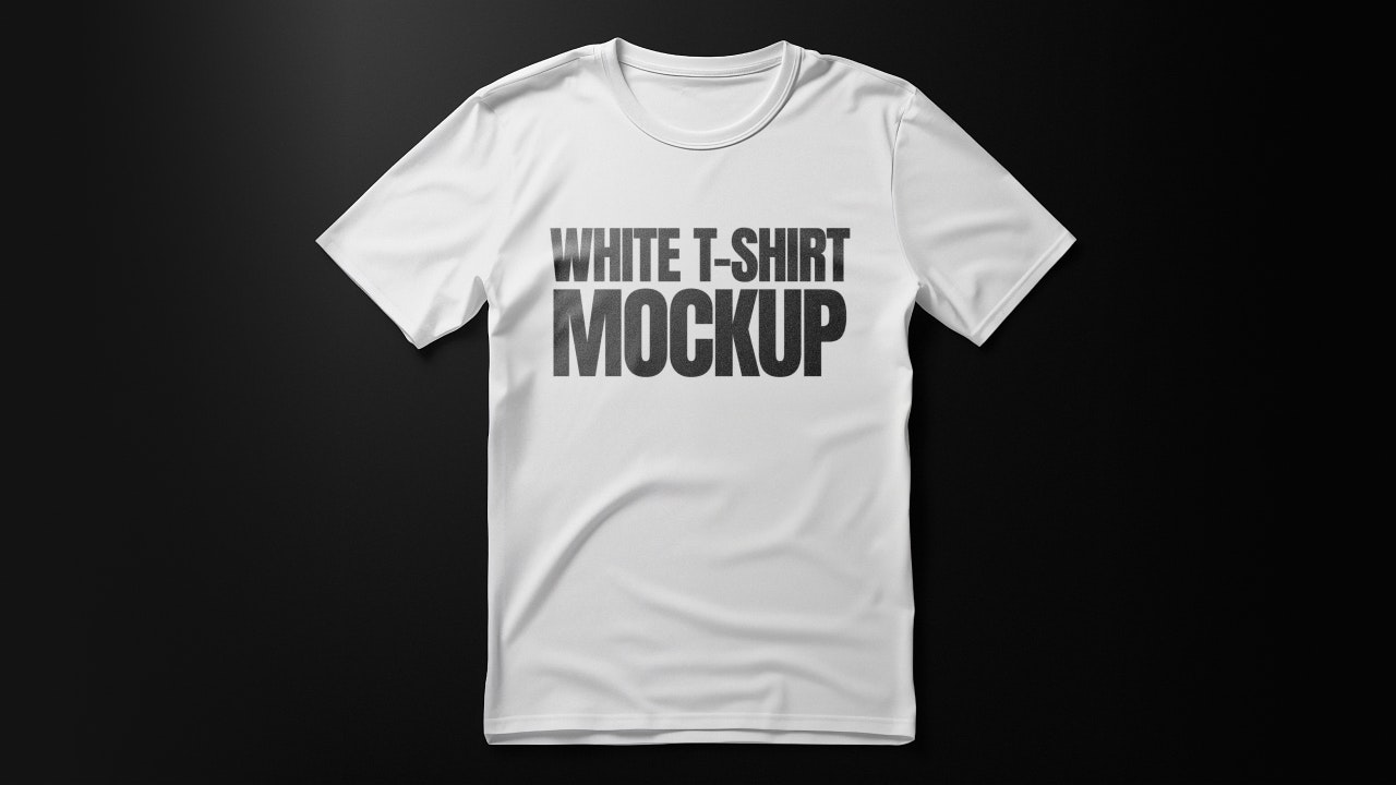 T-Shirt Mockup PSD medya 1