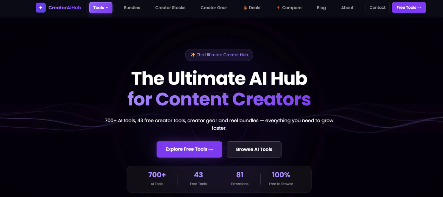 CreatorAiHub 截图 2