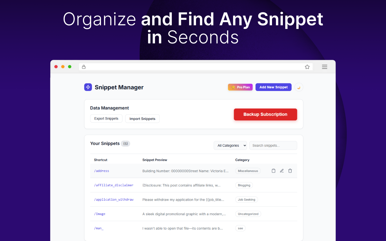 CopyGOAT - Screenshot 2 showing product features and functionality