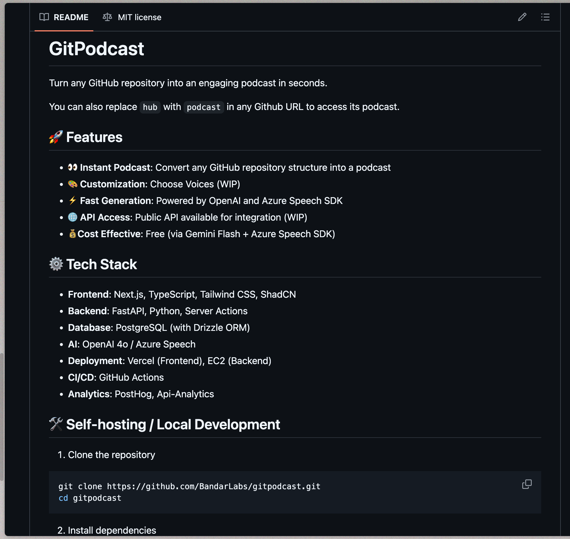GitPodcast: Private Mode media 3