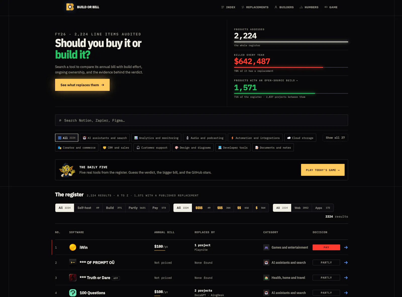 Build or Bill screenshot 2