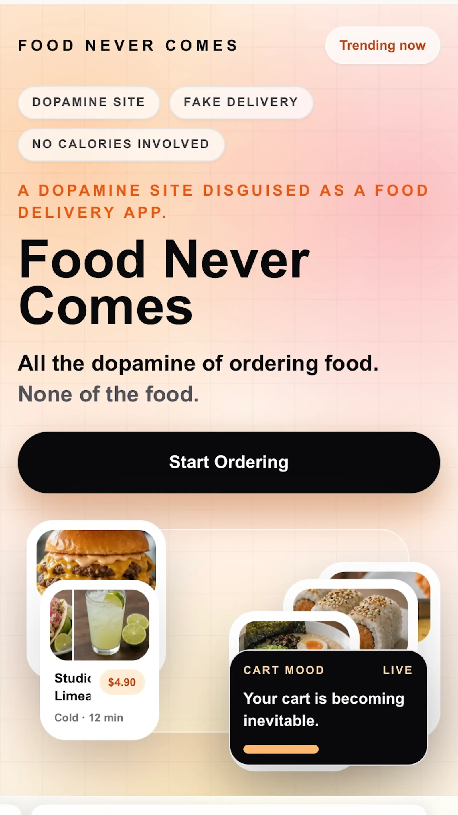Food Never Comes screenshot 1