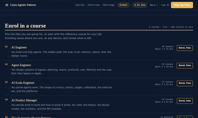 Learn Agentic Patterns 2.0 screenshot 6