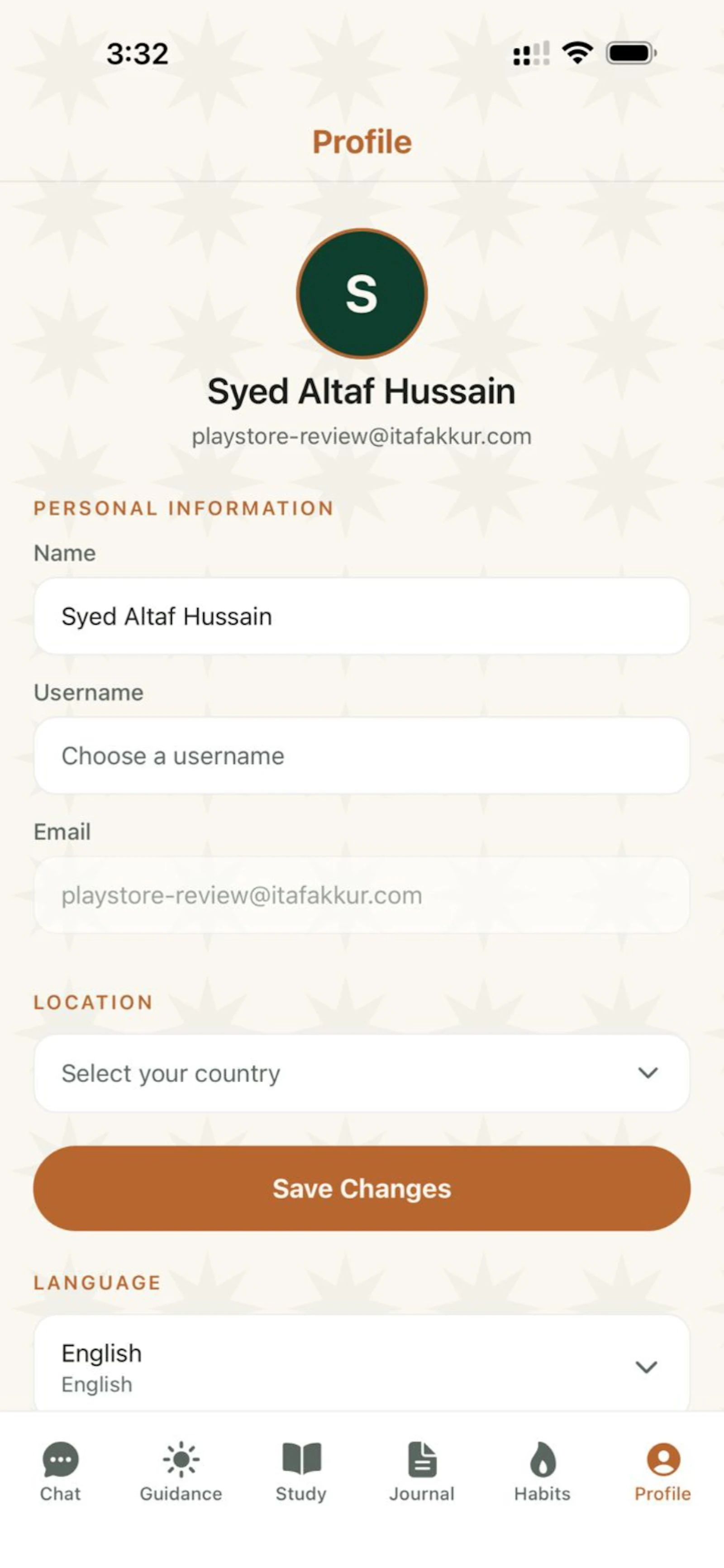 iTafakkur screenshot 6