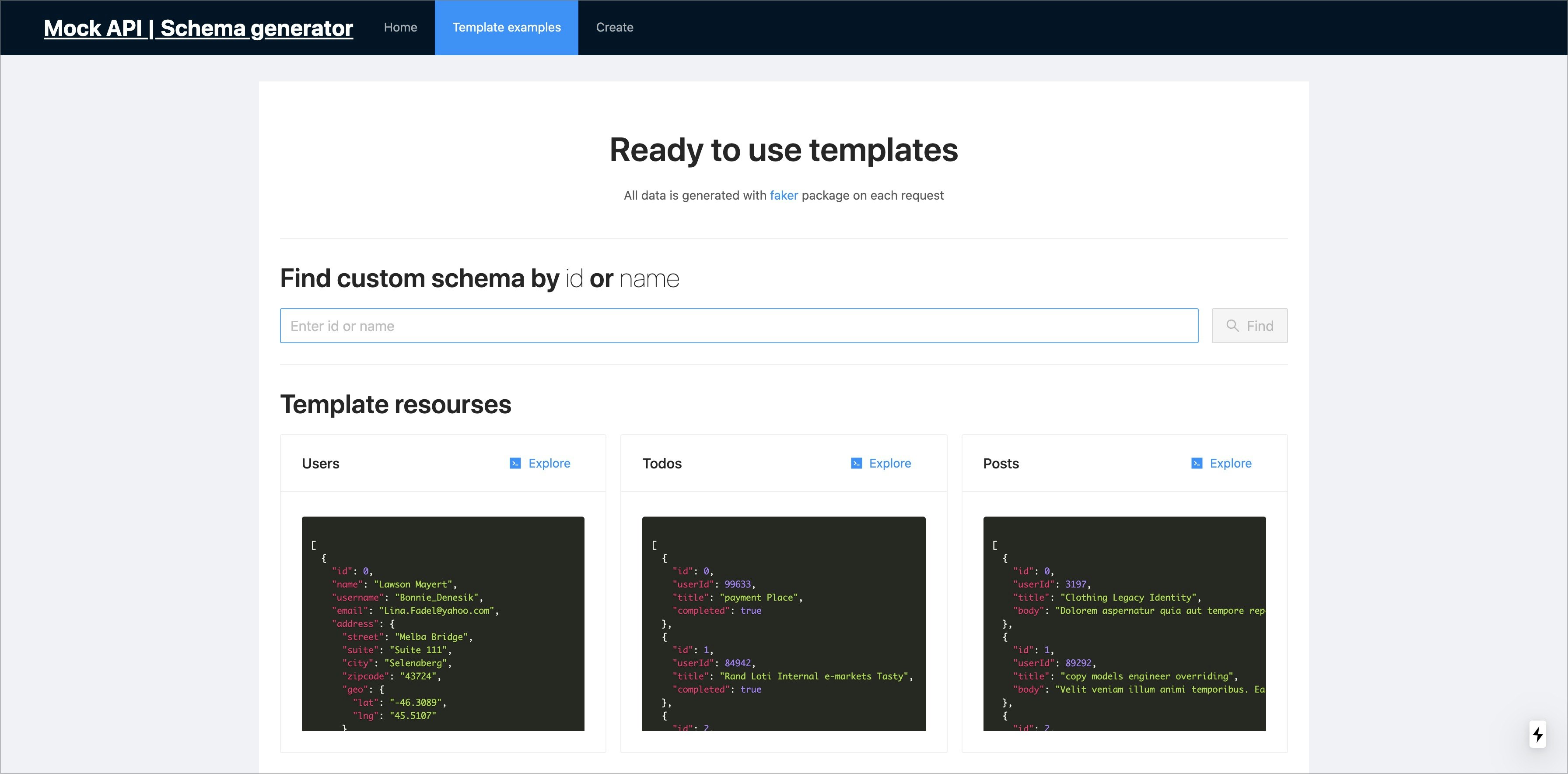 Mock API Generator gallery image