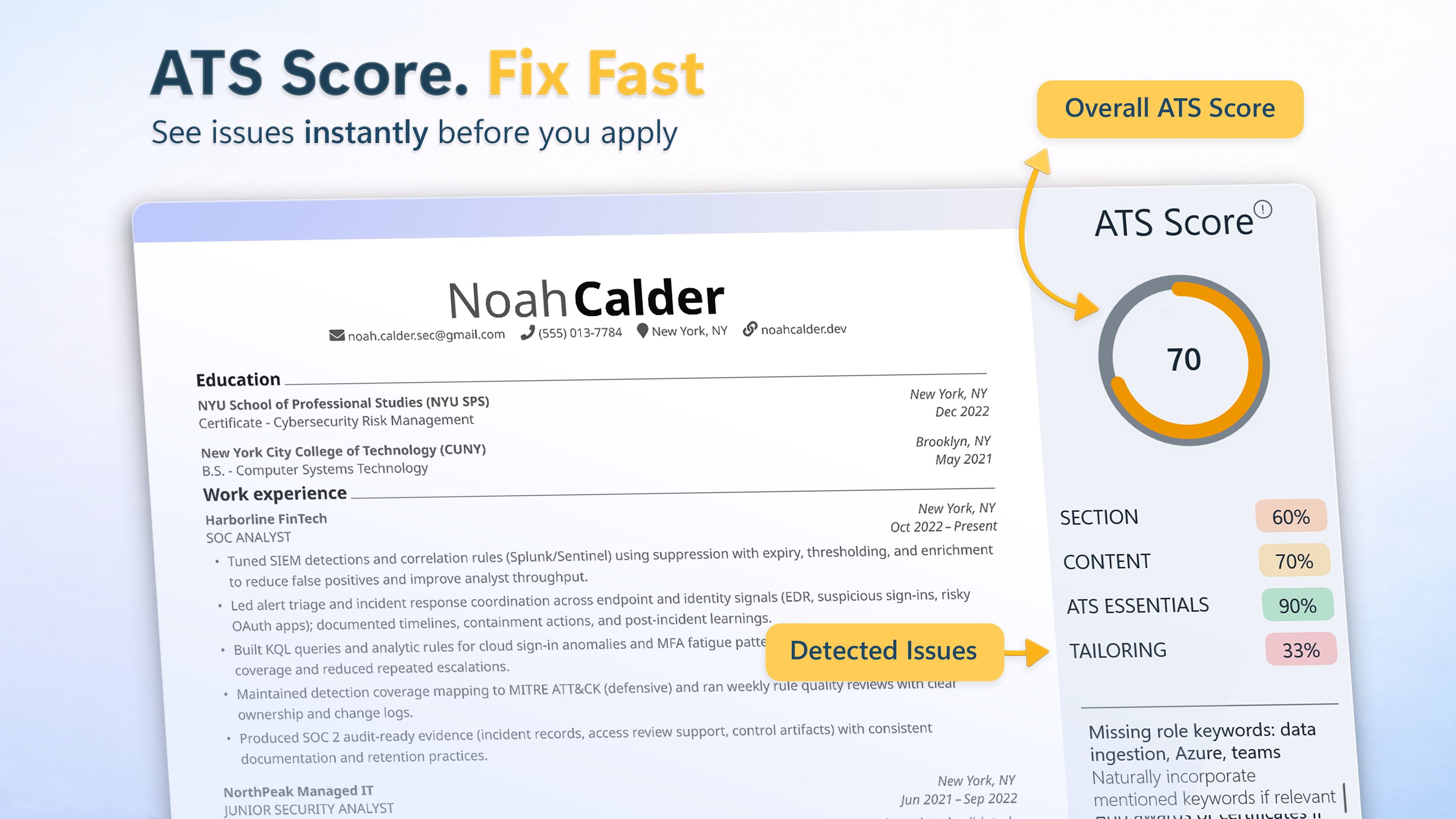 Resumy - Offline CV Builder with ATS gallery image