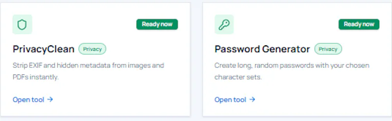PrivateToolbox screenshot 1