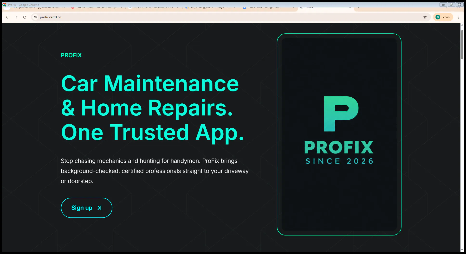 ProFix Website gallery image