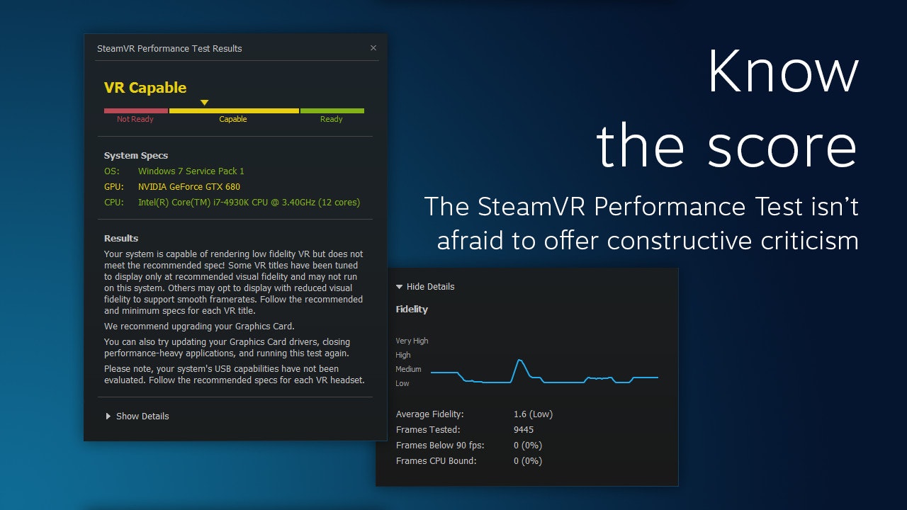 SteamVR Performance Test gallery image