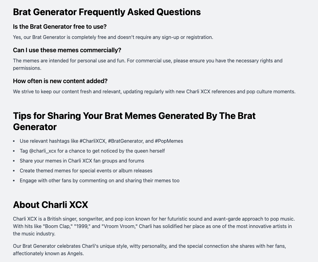 Brat Generator gallery image