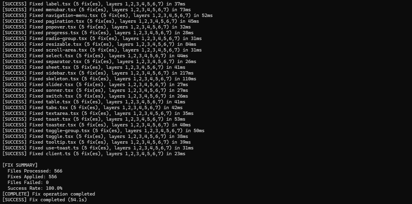 NeuroLint CLI - Screenshot 5 showing product features and functionality