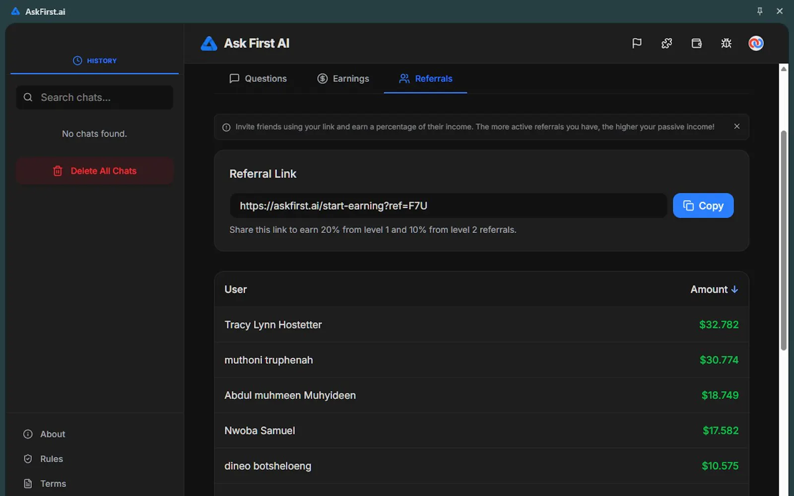 Ask First AI — Join Monetization 2.0 screenshot 3