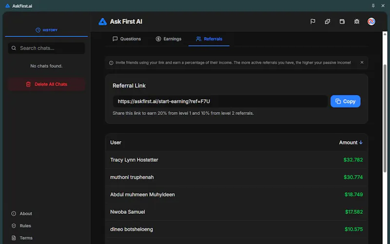 Ask First AI — Join Monetization 2.0 screenshot 3