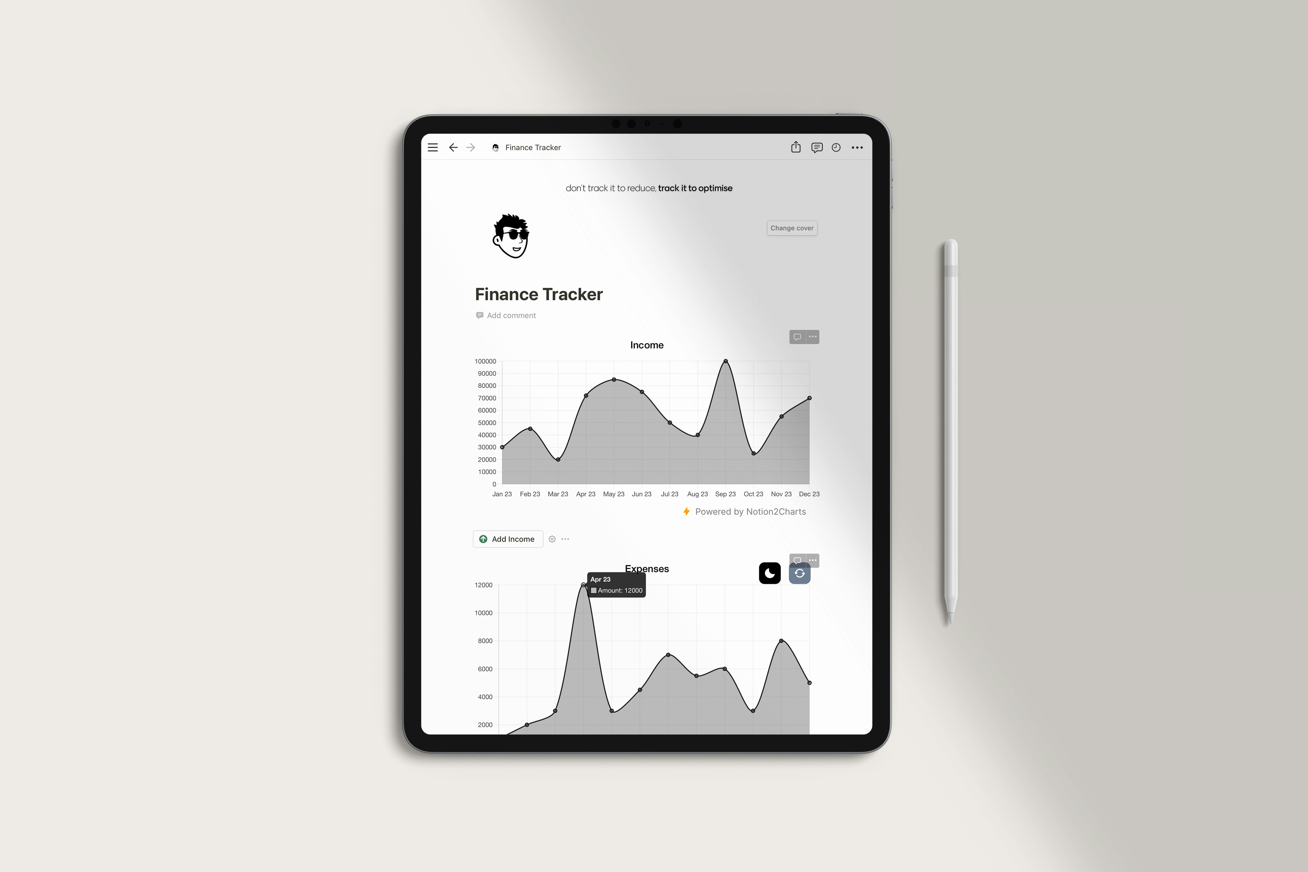Notion Personal Finance Dashboard media 1
