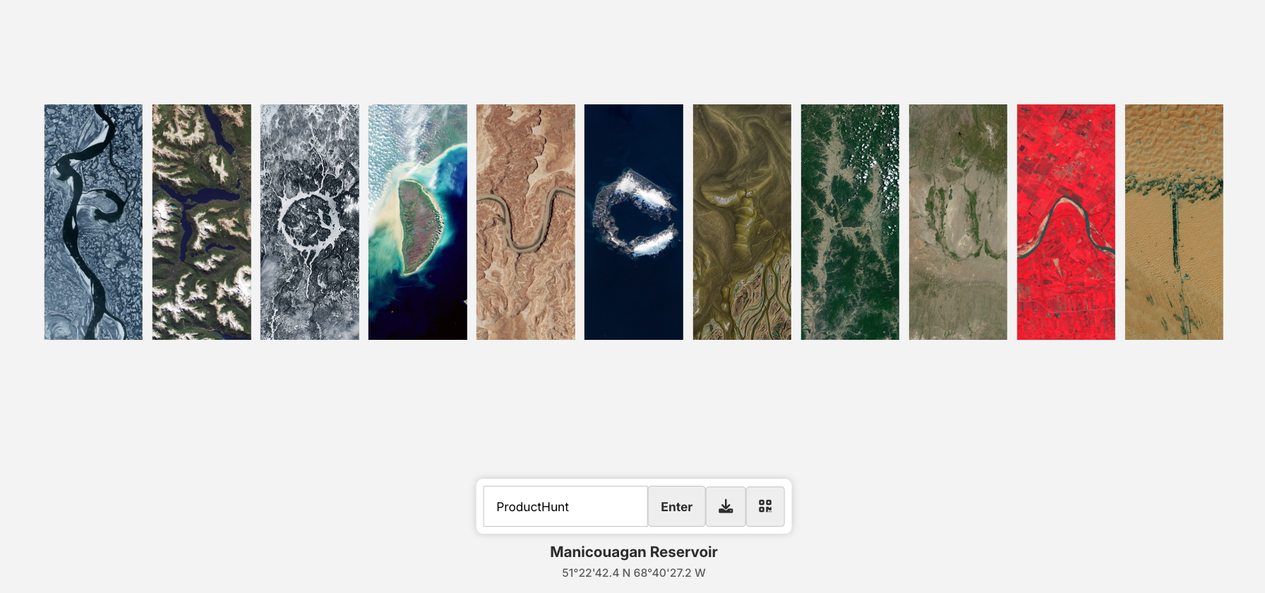 Your Name in Landsat 🛰️ gallery image