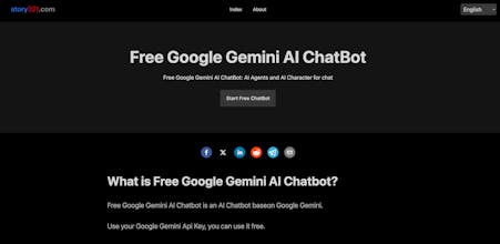 Free Google Gemini AI ChatBot gallery image