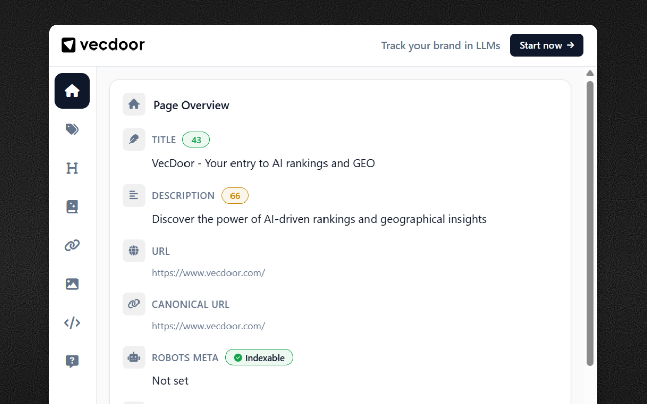 Free SEO + GEO Analysis Extension gallery image