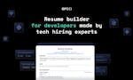 Resume Builder for Developers by Arc image